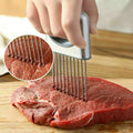 Onion Holder Vegetable Slicer Tool – Stainless Steel Finger Guard & Tomato Cutter – Phonax Services | Phonax Services