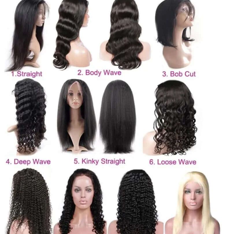 🌟100% Virgin Brazilian Human Hair Lace Front Wigs | Phonax Services