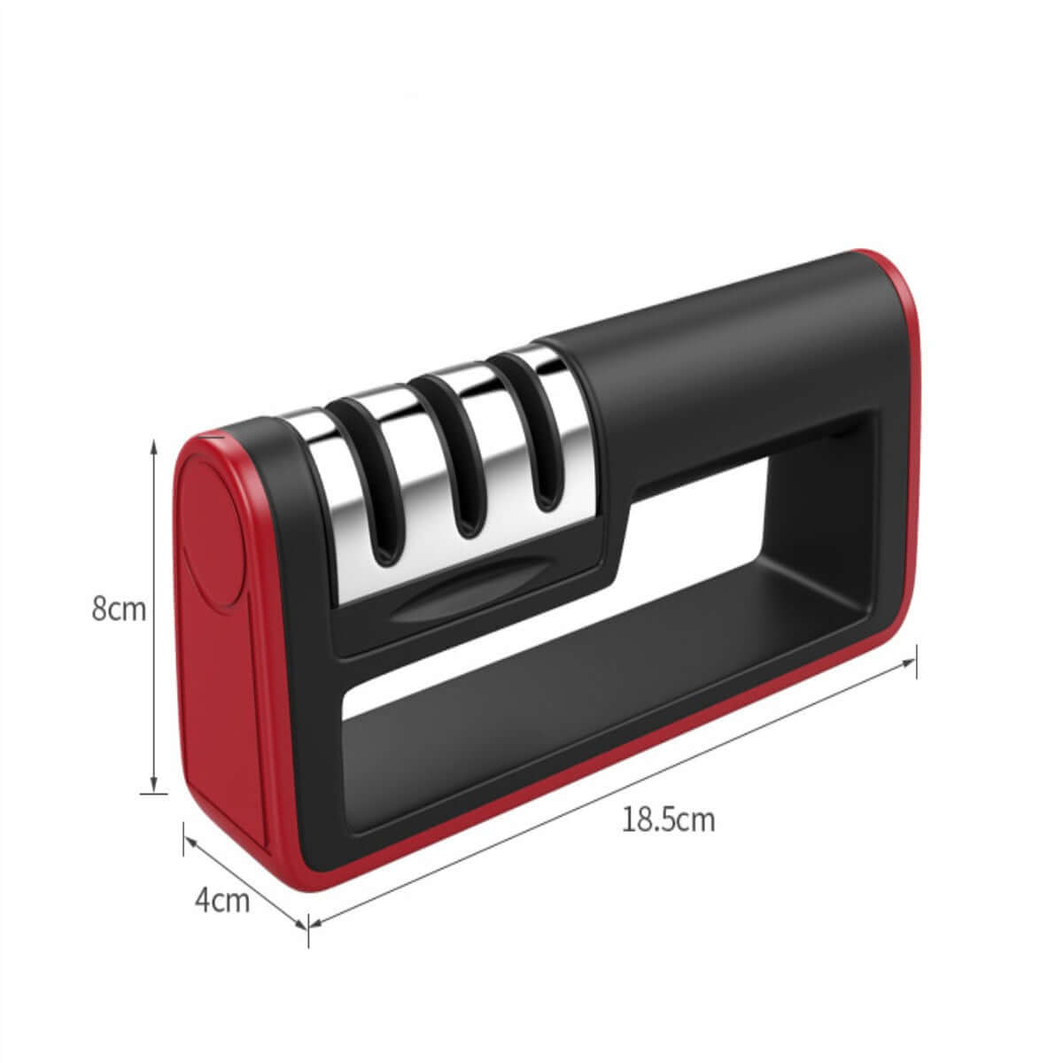 3-Stage Knife Sharpener – Diamond Ceramic Coarse Sharpening Tool | Non-Slip Base & Safety Grip | Phonax Services