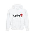Personalized Youth Hooded Sweatshirt | Kally Rose Design, Custom Kids Hoodie, Gift for Her, Birthday Present, Fashionable Youth Wear