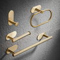 4-Piece Stainless Steel Towel Bar, Hook, Ring & Tissue Holder | Phonax Services