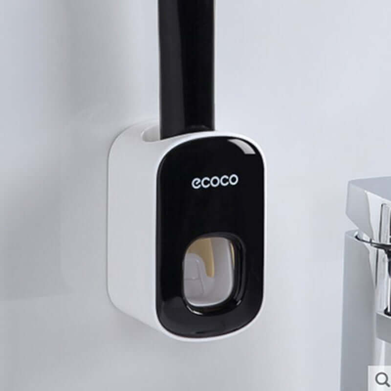 Automatic Toothpaste Dispenser & Toothbrush Holder – Wall-Mounted Bathroom Organizer Set | Phonax Services