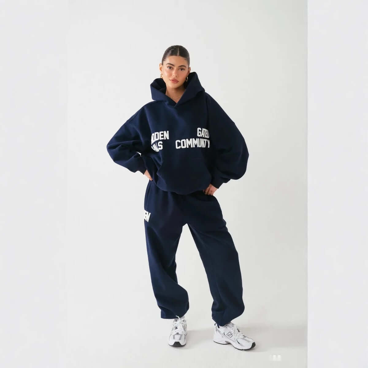 Fashion Brand Hooded Pullover Sweater Set – Cozy Casual Style for Autumn and Winter | Phonax Services
