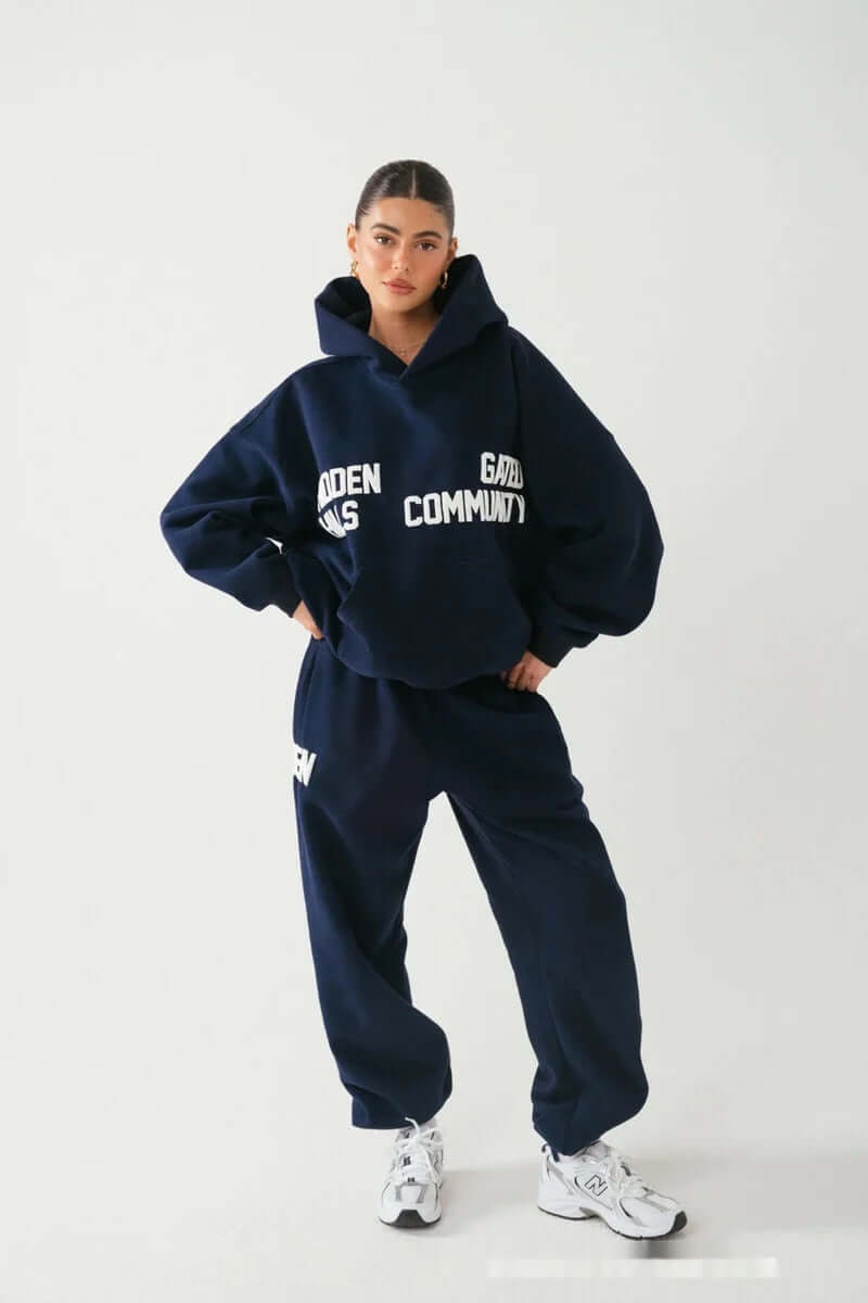 Fashion Brand Hooded Pullover Sweater Set – Cozy Casual Style for Autumn and Winter | Phonax Services