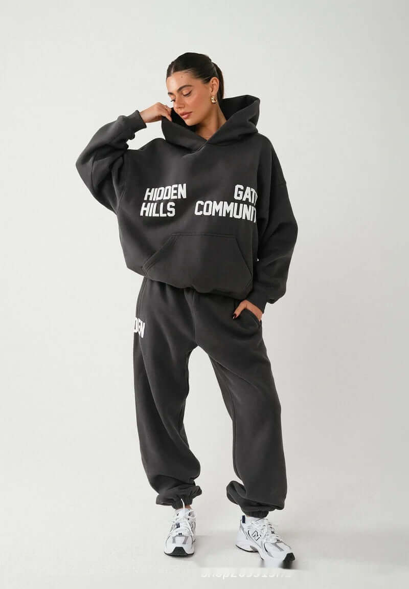 Fashion Brand Hooded Pullover Sweater Set – Cozy Casual Style for Autumn and Winter | Phonax Services