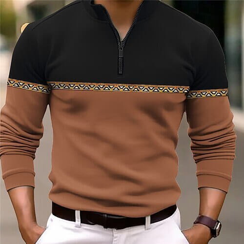 Autumn Men's Trendy Loose Lapel Sweater | Phonax Services