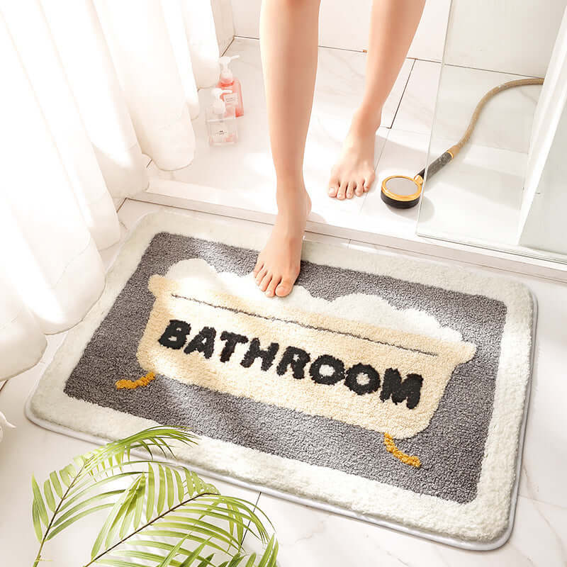 Bathroom Absorbent Floor Mats For Bathroom Non Slip Mats | Phonax Services