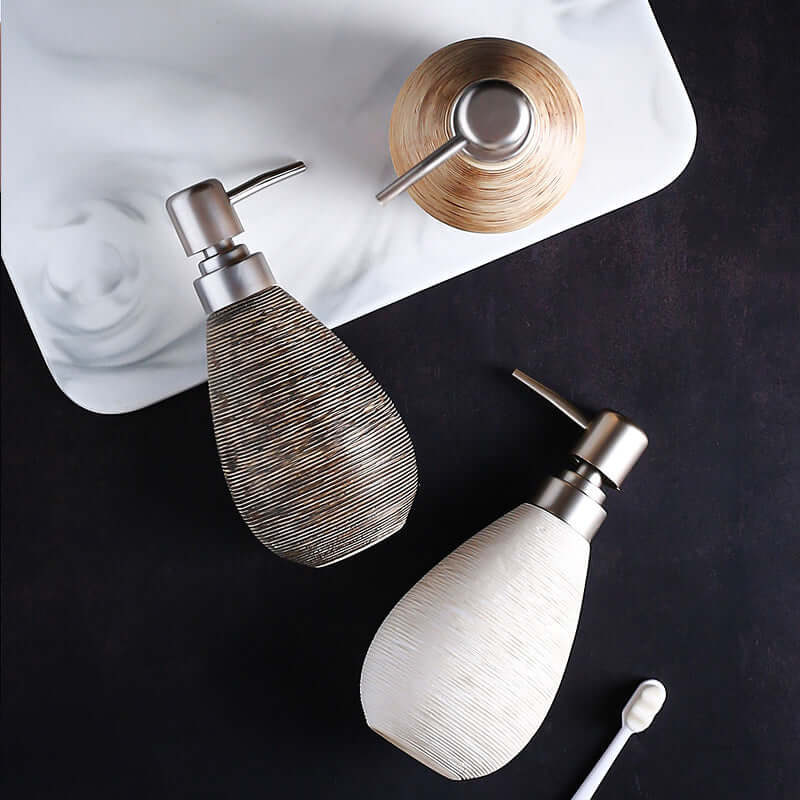 Bathroom Shower Gel Bottle Bottling Lotion Bathroom Ceramic | Phonax Services