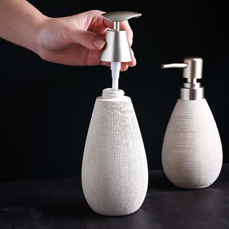 Bathroom Shower Gel Bottle Bottling Lotion Bathroom Ceramic | Phonax Services