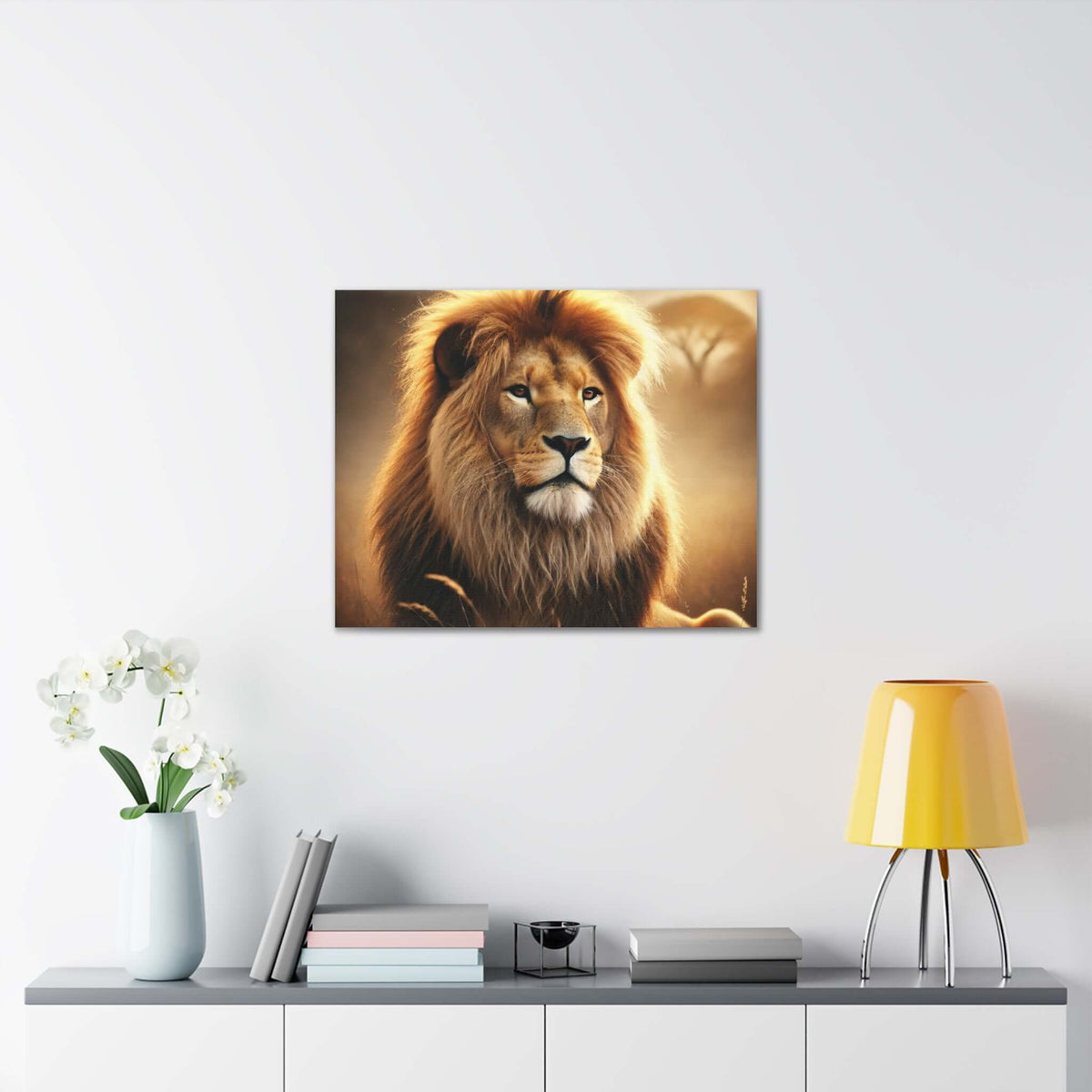 Canvas Lion Wall Art | Phonax Services