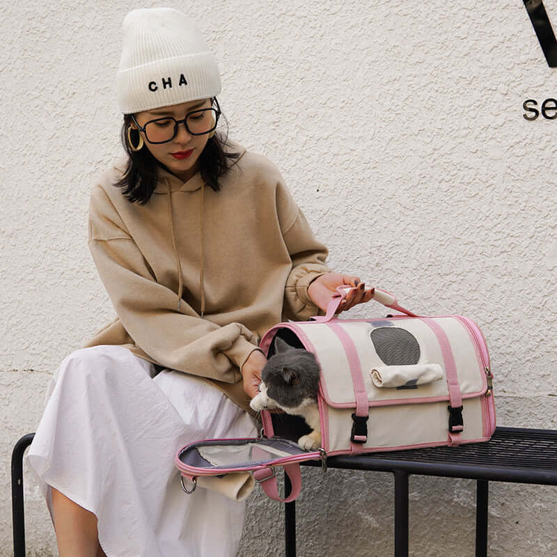 Cat Bag Go Out Portable Breathable Pet Backpack | Phonax Services