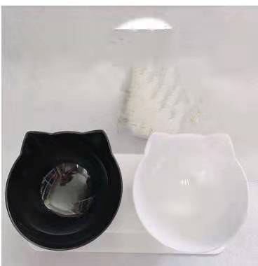 Cat Double Bowl Cat Food Bowl Protects Cervical Vertebra | Phonax Services
