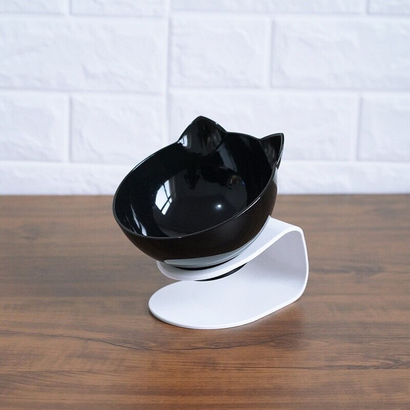 Cat Double Bowl Cat Food Bowl Protects Cervical Vertebra | Phonax Services