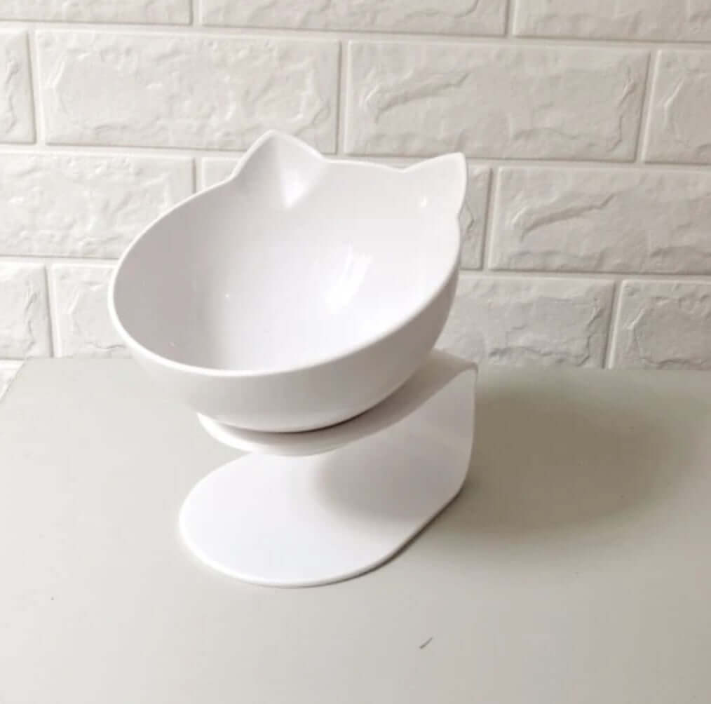 Cat Double Bowl Cat Food Bowl Protects Cervical Vertebra | Phonax Services