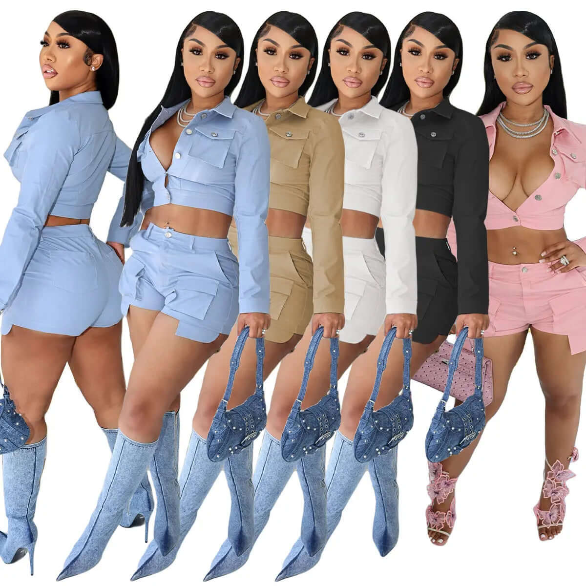 Club Party Two-Piece Set – Stylish Autumn Streetwear Casual | Phonax Services