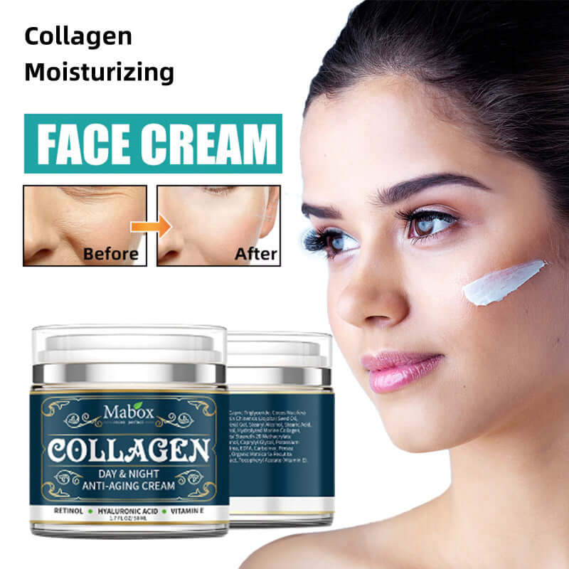 Collagen Face Cream – Anti-Aging Day & Night Moisturizer for Neck & Face with Retinol Hydration | Phonax Services