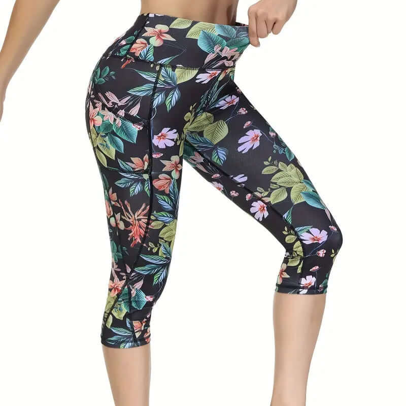 ActiveFit Cropped Yoga Leggings – Quick-Drying Comfort | Phonax Services