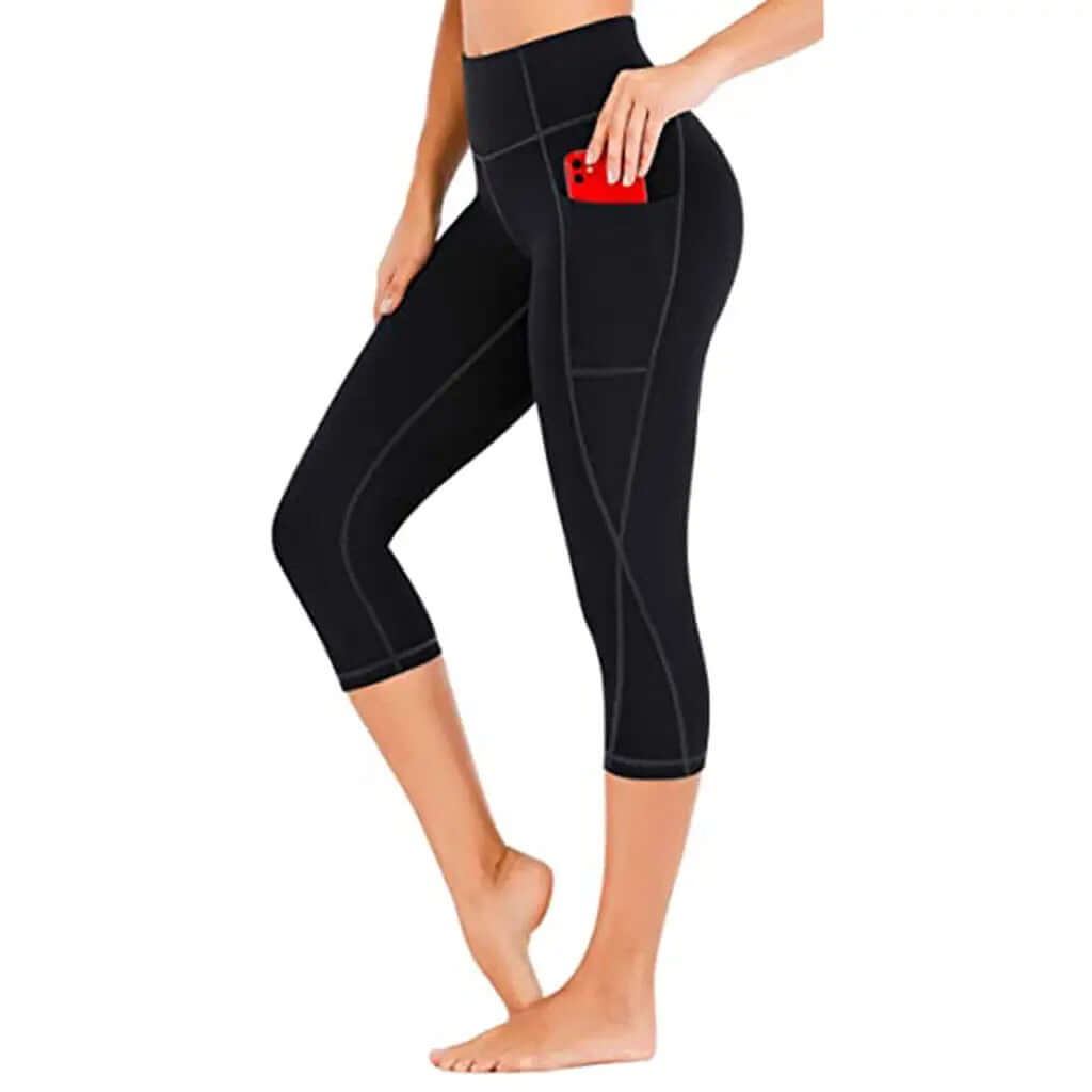 ActiveFit Cropped Yoga Leggings – Quick-Drying Comfort | Phonax Services