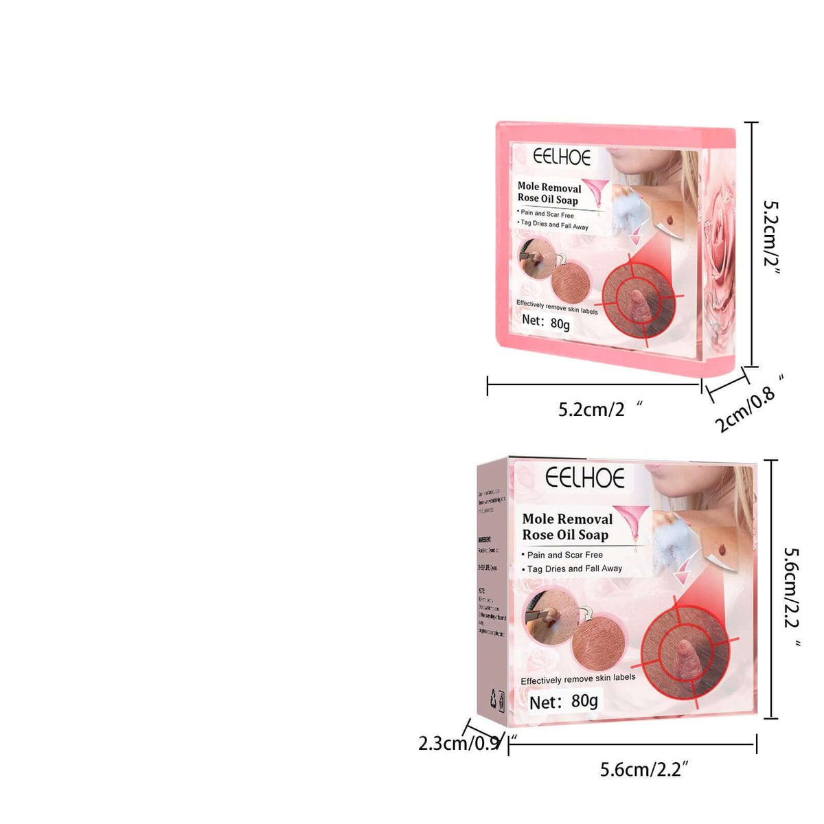 EELHOE Mole Removal Rose Oil Soap – Pain and Scar Free Formula | Phonax Services