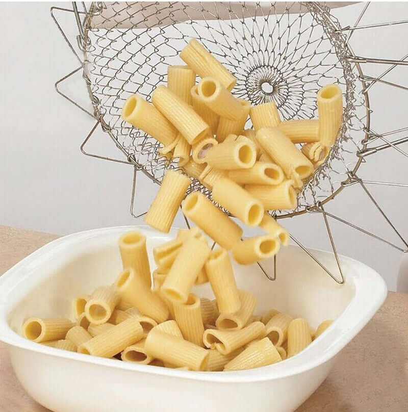 Stainless Steel Foldable Deep Fry Basket – Multi-Function Cooking Tool for Frying, Boiling & Steaming | Phonax Services