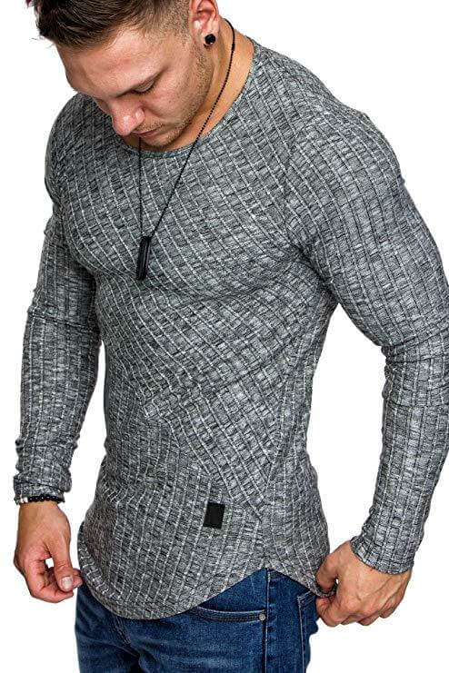 European And American Leather Label Round Collar And Long Sleeves | Phonax Services