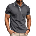 European And American Style Men's Clothing Short Sleeve Lapel Jacquard | Phonax Services