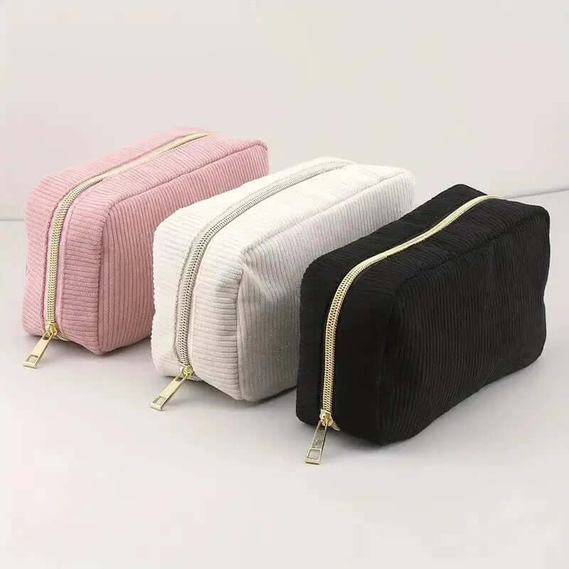 Fashion Corduroy Storage Cosmetic Bag | Phonax Services