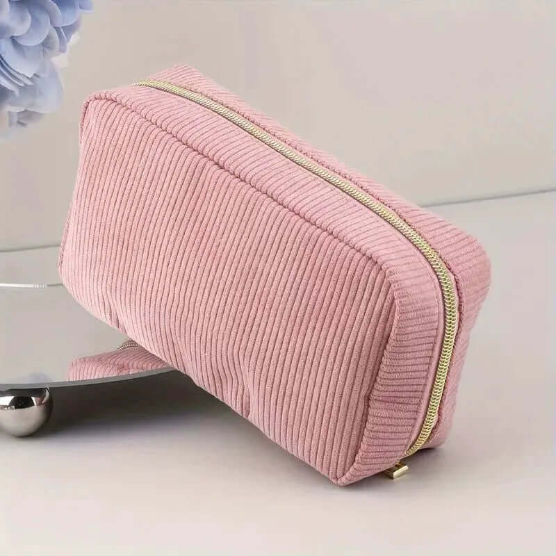 Fashion Corduroy Storage Cosmetic Bag | Phonax Services
