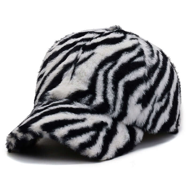 Fashion Leopard Fleece Baseball All-matching Peaked Cap | Phonax Services