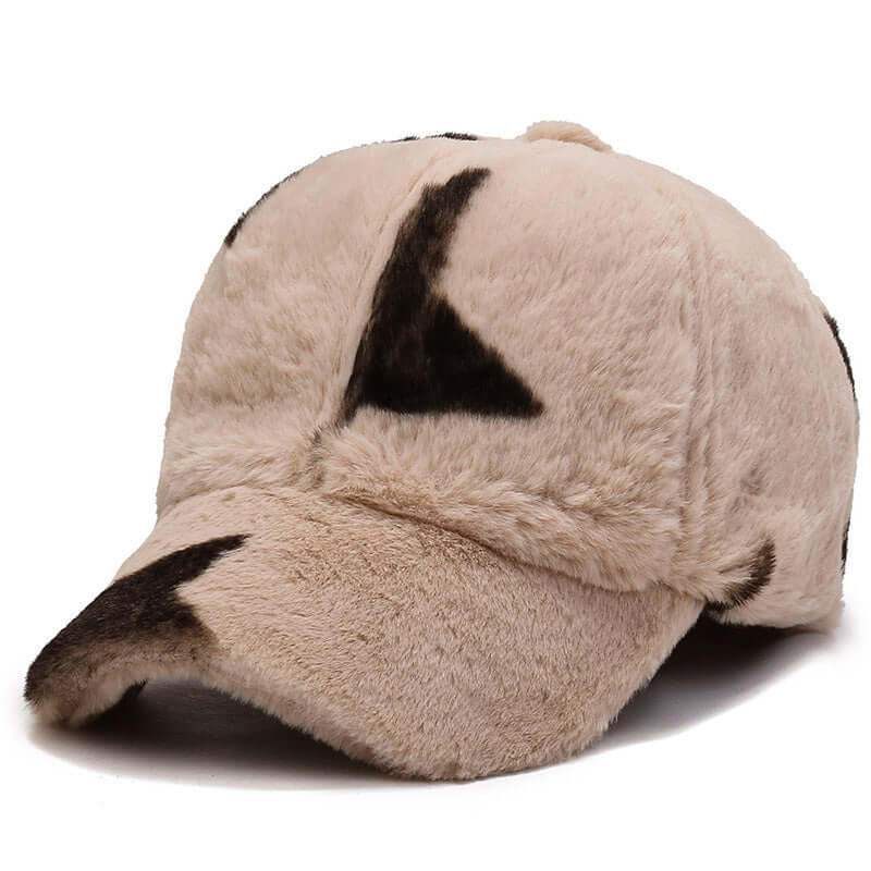 Fashion Leopard Fleece Baseball All-matching Peaked Cap | Phonax Services