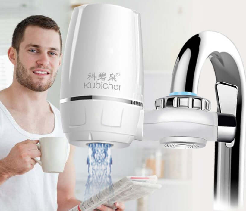 Faucet Water Purifier for Kitchen Tap – Easy Install Water Filter, White – Phonax Services | Phonax Services