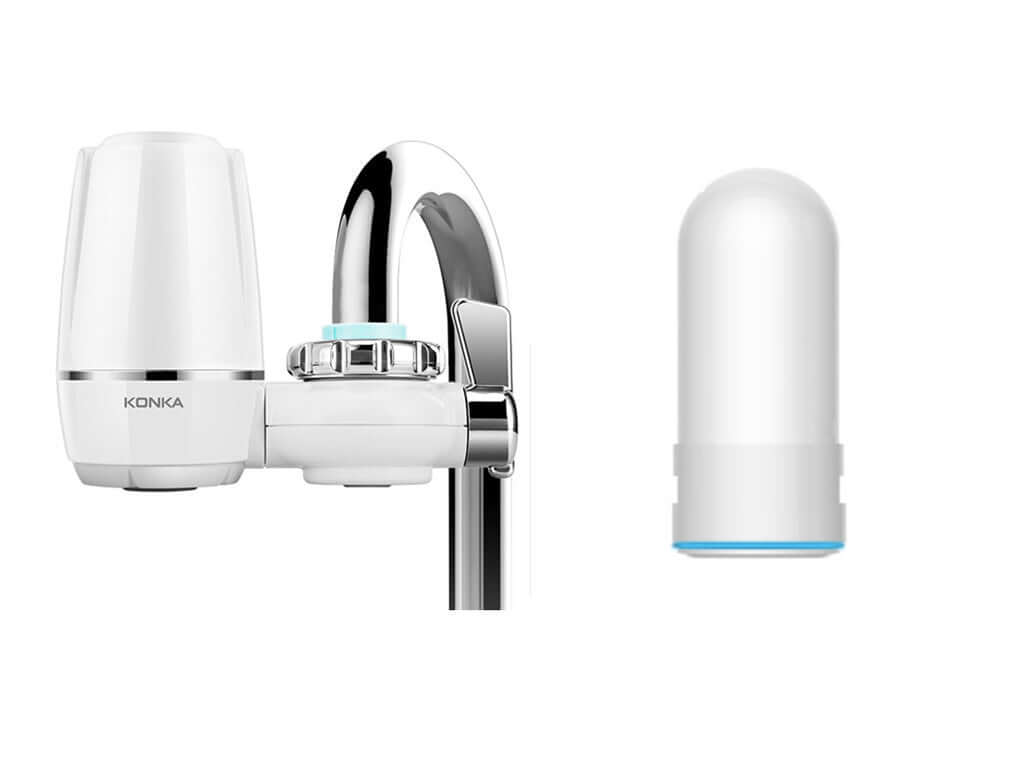 Faucet Water Purifier for Kitchen Tap – Easy Install Water Filter, White – Phonax Services | Phonax Services