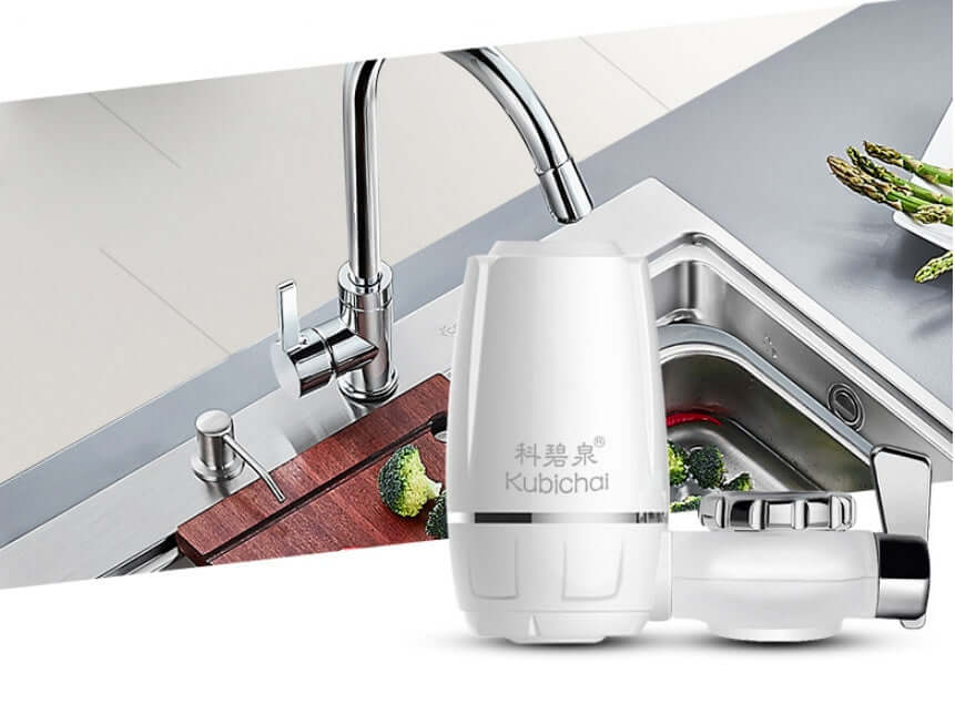 Faucet Water Purifier for Kitchen Tap – Easy Install Water Filter, White – Phonax Services | Phonax Services