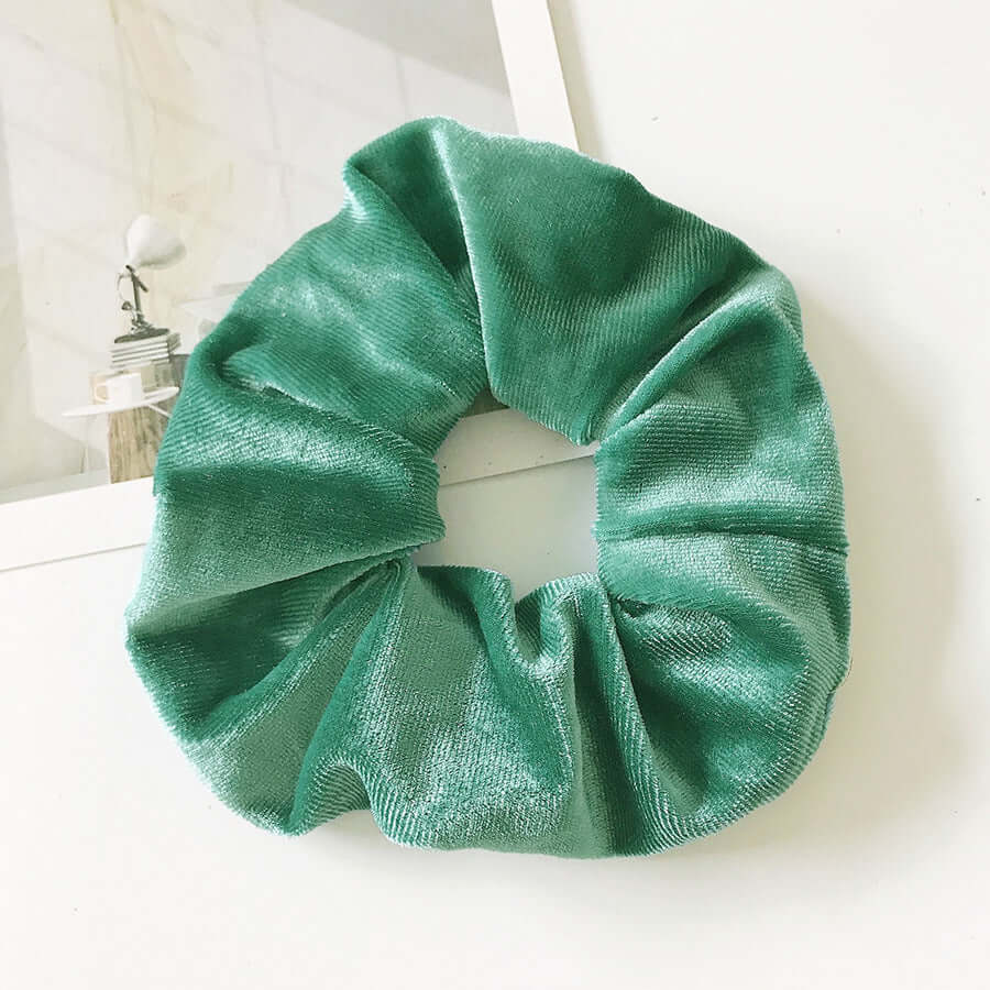 Velvet Flannel Scrunchie – Soft Fashion Hair Tie for Women’s Ponytail & Bun Styles | Phonax Services