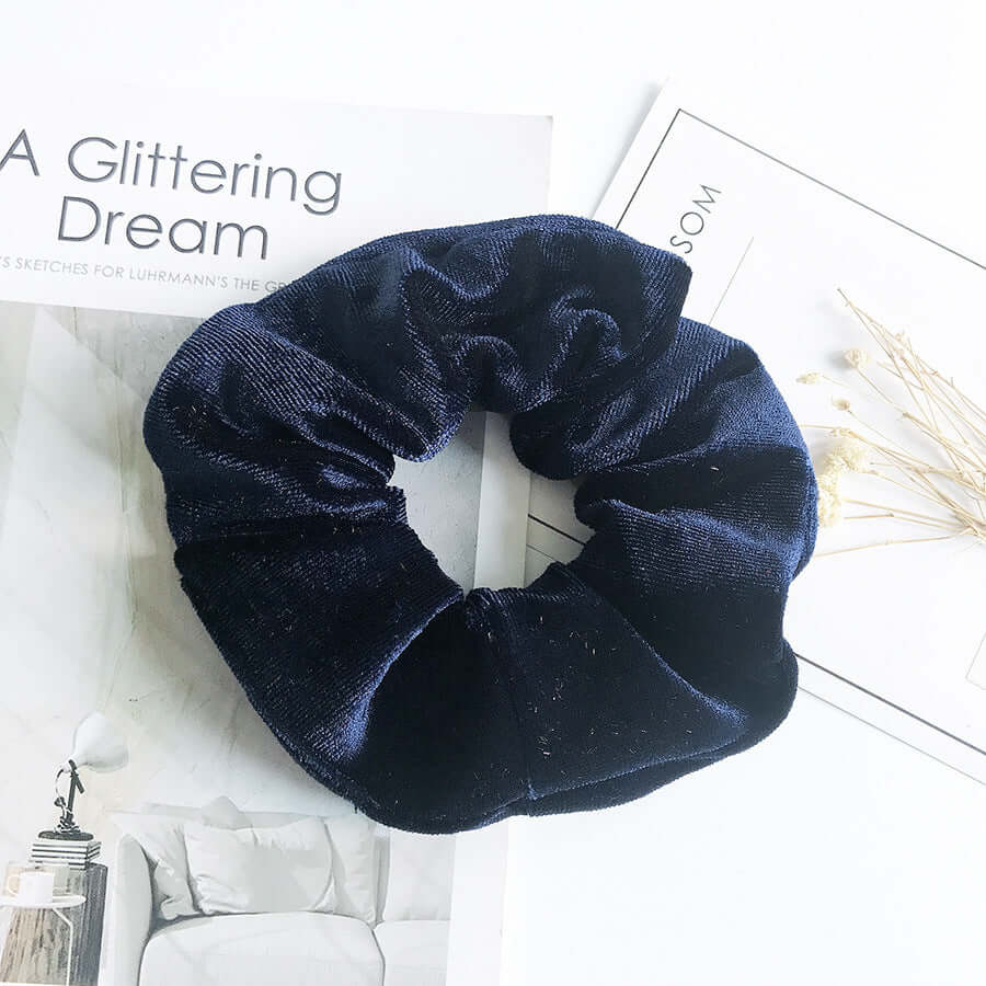 Velvet Flannel Scrunchie – Soft Fashion Hair Tie for Women’s Ponytail & Bun Styles | Phonax Services