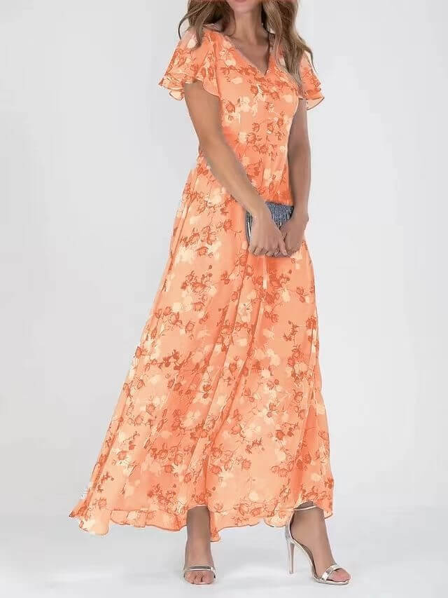 FloralVibe Summer Breeze Dress – Stylish Ruffle Design | Phonax Services