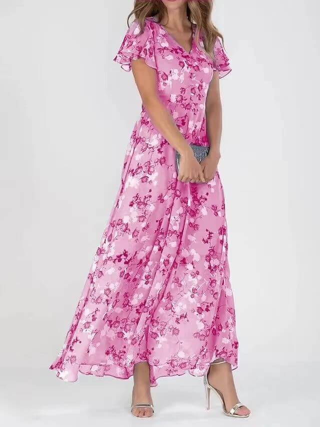 FloralVibe Summer Breeze Dress – Stylish Ruffle Design | Phonax Services