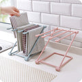 Foldable Dishcloth Rack – Nordic Style Plastic Towel Organizer for Kitchen & Bathroom – Phonax Services | Phonax Services