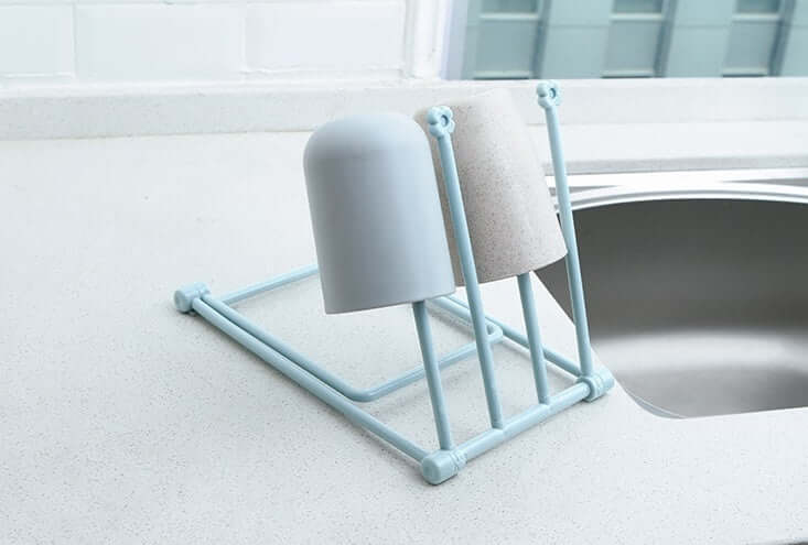 Foldable Dishcloth Rack – Nordic Style Plastic Towel Organizer for Kitchen & Bathroom – Phonax Services | Phonax Services