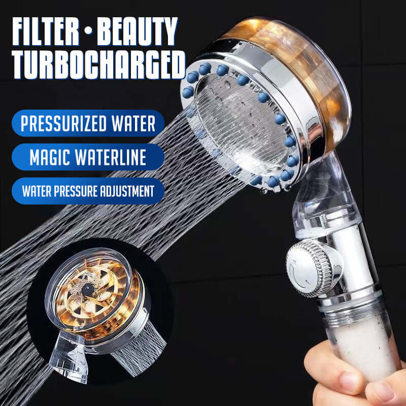 High Pressure Shower Head – Turbocharged Ionic Spray with Water-Saving Filter Beads | Phonax Services