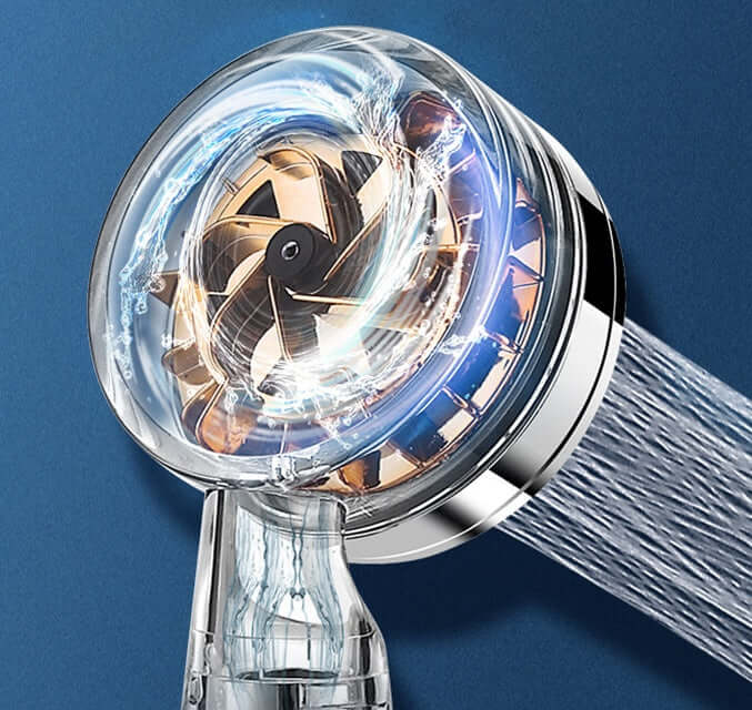 High Pressure Shower Head – Turbocharged Ionic Spray with Water-Saving Filter Beads | Phonax Services