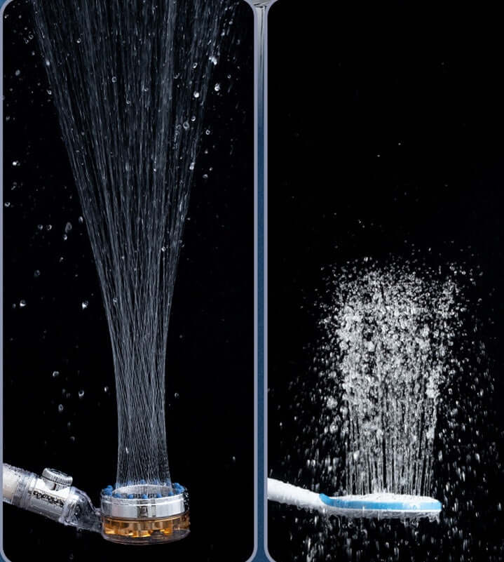 High Pressure Shower Head – Turbocharged Ionic Spray with Water-Saving Filter Beads | Phonax Services