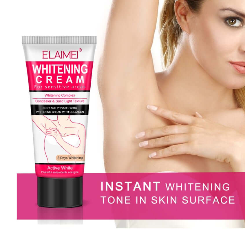 His Majesty Whitening Body Cream – Brightening Moisturizer for Sensitive & Intimate Areas | 50g | Free US Shipping | Phonax Services