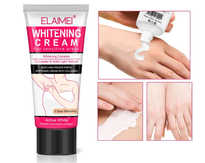His Majesty Whitening Body Cream – Brightening Moisturizer for Sensitive & Intimate Areas | 50g | Free US Shipping | Phonax Services