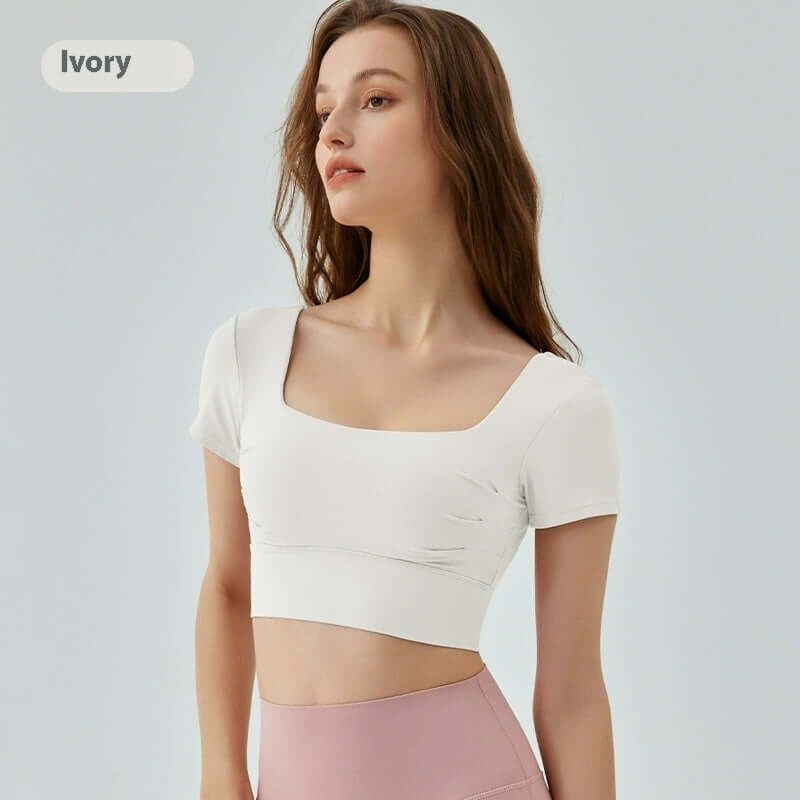 Hollow-out Yoga Top – Breathable Removable Chest Pad Design | Phonax Services