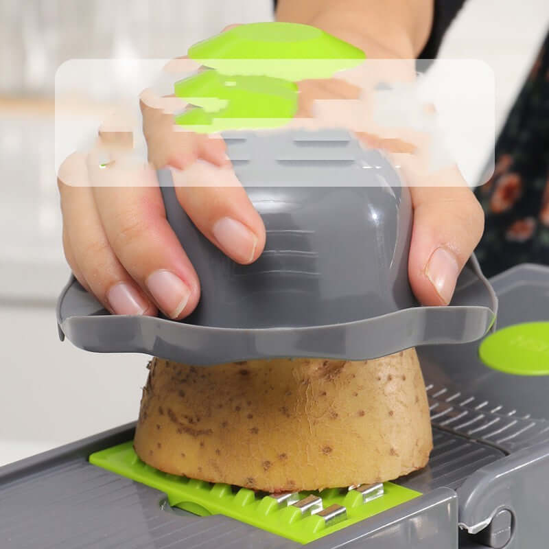 13-in-1 Multi-Function Vegetable Cutter & Slicer – Stainless Steel Blades with Interchangeable Attachments | Phonax Services
