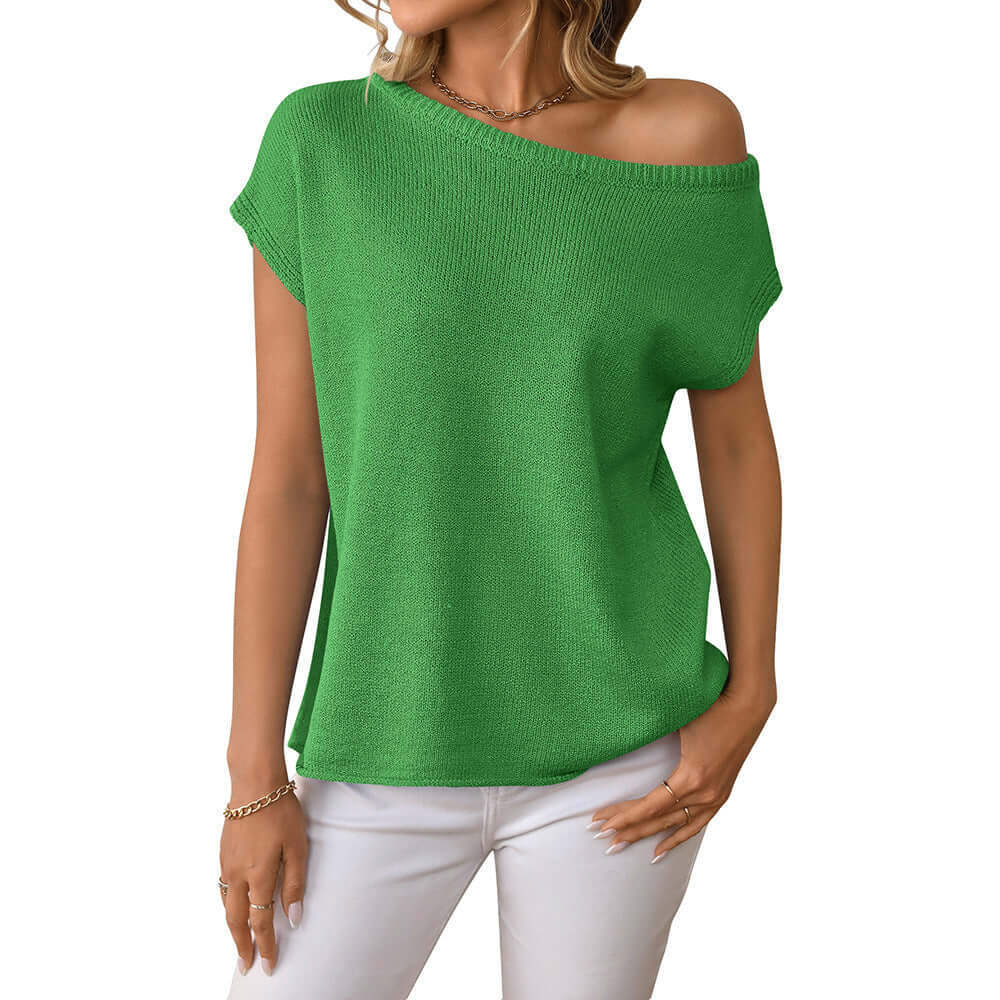 Y2G Summer Knitwear Sweater – Stylish Strapless Pullover Design | Phonax Services