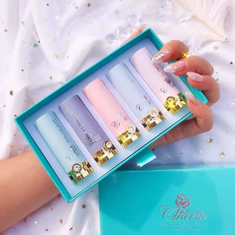 Luxury Lipstick & Lip Gloss Gift Set – 6-Piece Long-Lasting Matte & Shimmer Collection | Phonax Services