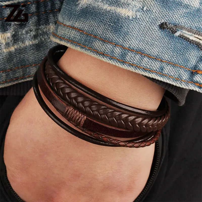 ⚡Luxury Personalized | Mens Leather Bracelets | Phonax Services