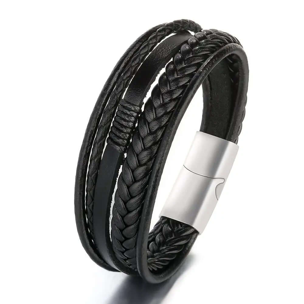 ⚡Luxury Personalized | Mens Leather Bracelets | Phonax Services